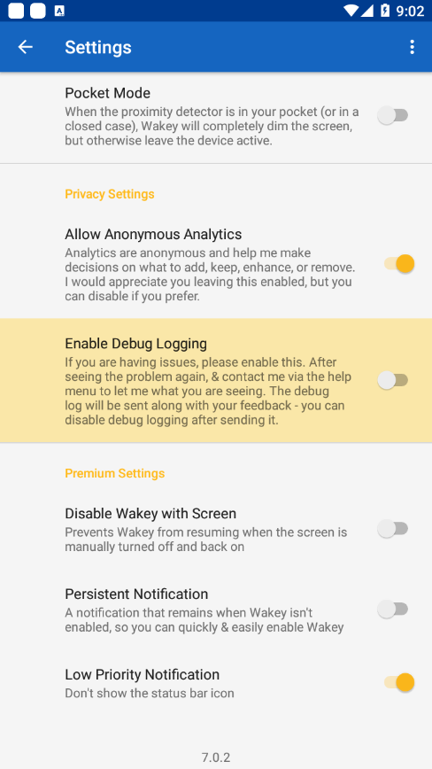 wakey屏幕常亮助手app  v8.6.3图1